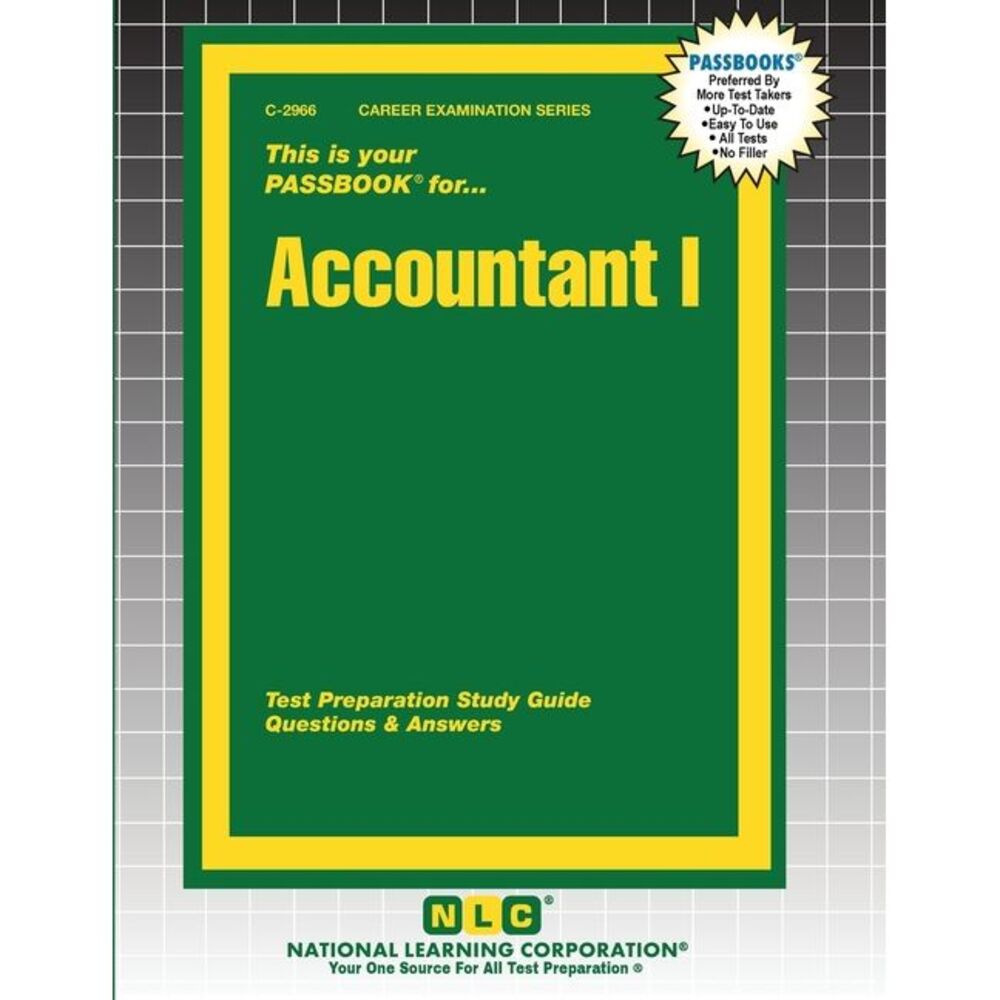 Accountant I -- Passbooks